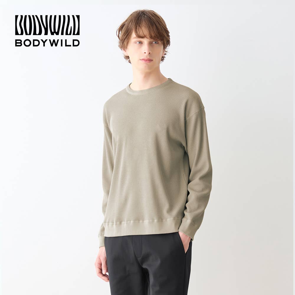 【華夫格】 長袖水手領襯衫